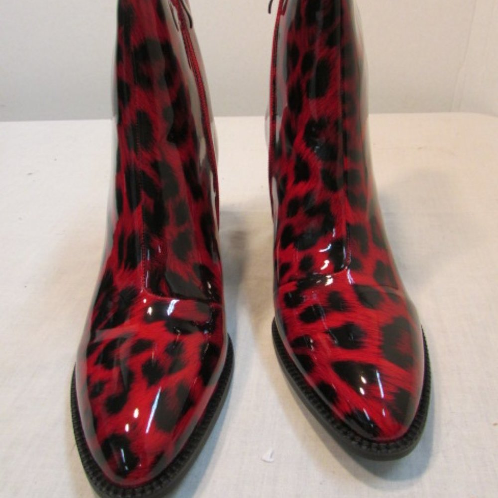 Ninety Union Milano Red Ankle Booties - Picture 3 of 12